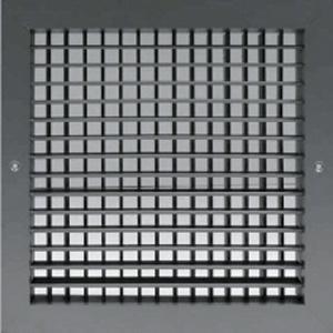 200W x 100H Double Deflection Grille -Aluminium Finish-
