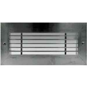 2400W x 75H Linear Bar Grille OBD -Aluminium Finish-