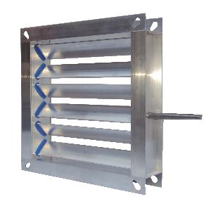 100mm W x 700mm H Type A -Flange- Ex Spindle Aluminium VCD