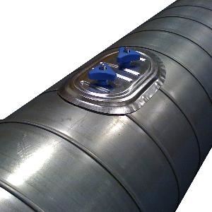 630mm Dia Spiral Tube - 3 Mtr Length