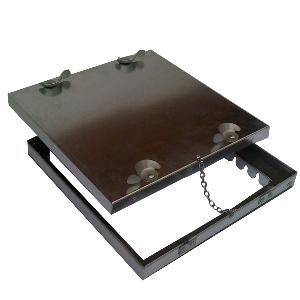 100mm W x 100mm H x 25mm Chained Access Door 316 SS
