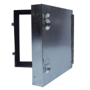 100mm W x 100mm H x 50mm Hinged Access Door - Galv Steel