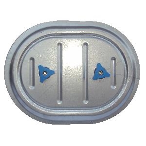 200mmW x 80mmH Flat Oval Access Door