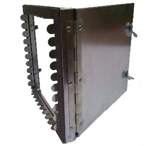600mm W x 450mm H x 25mm Hinged Access Door - Galv Steel